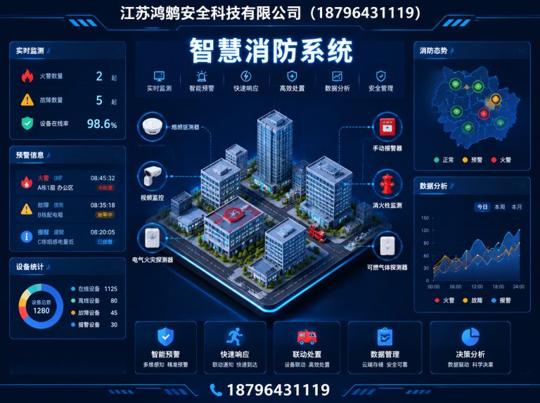 鸡西智慧消防系统展示图